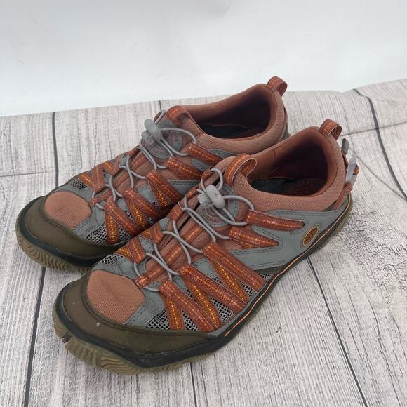 Timberland Orange Gray Mesh Light Outdoor Performance Hiking Sneakers Men’s 8M - Picture 2 of 12